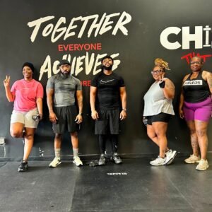 Team Chizel training at the Hamilton fitness studio